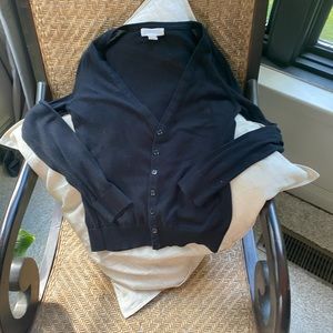 Black cardigan